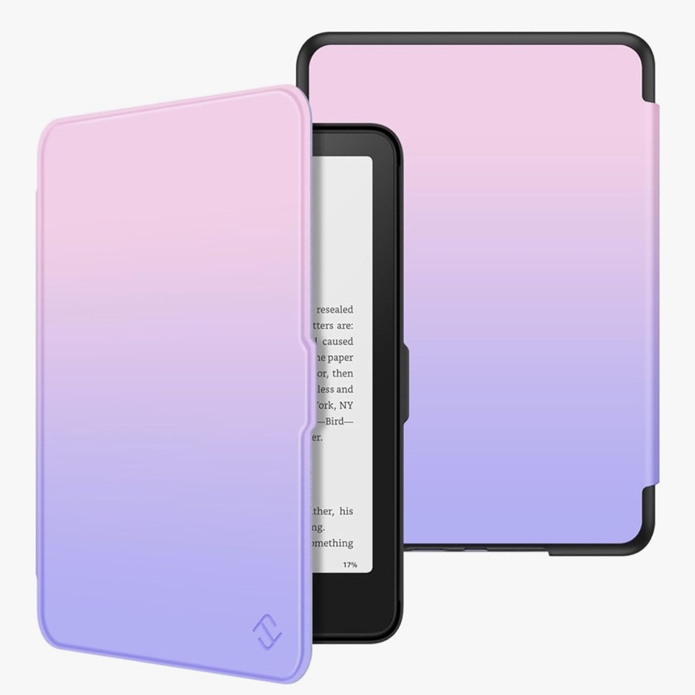 Pink to Purple Gradient Slim Kindle Case - 7” Kindle Paperwhite 12th Generation